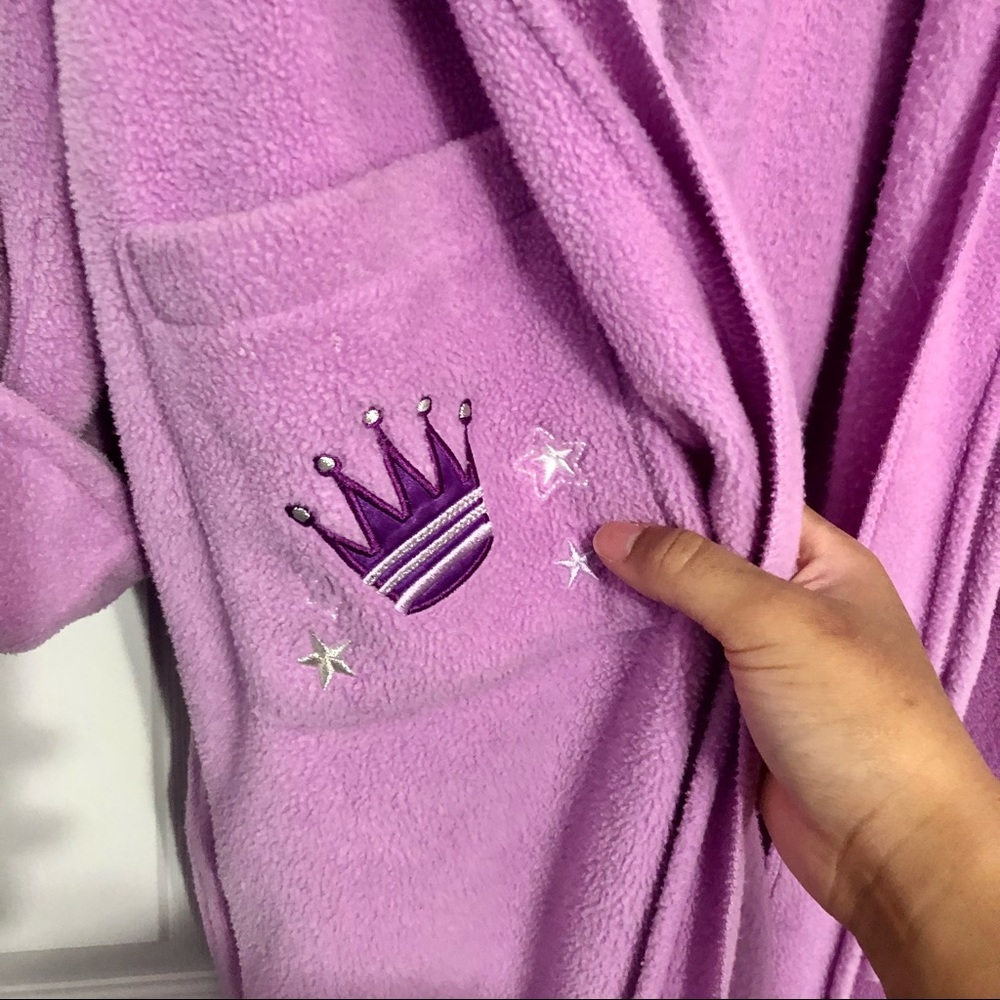 Pink Plush Princess Bathrobe by So Real So Right - Picture 5 of 7